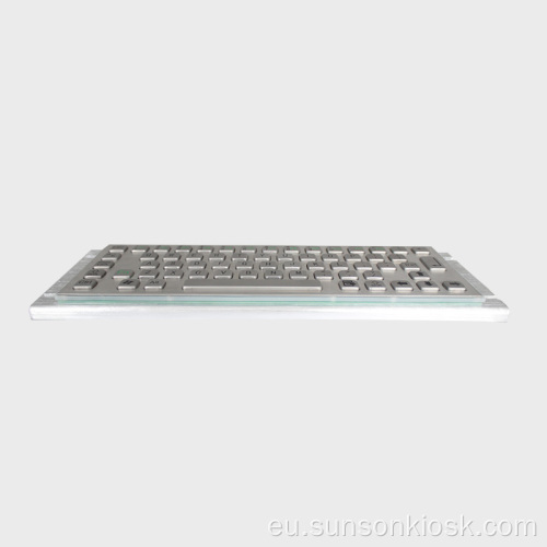 Braille metalezko teklatua Touch Pad-arekin